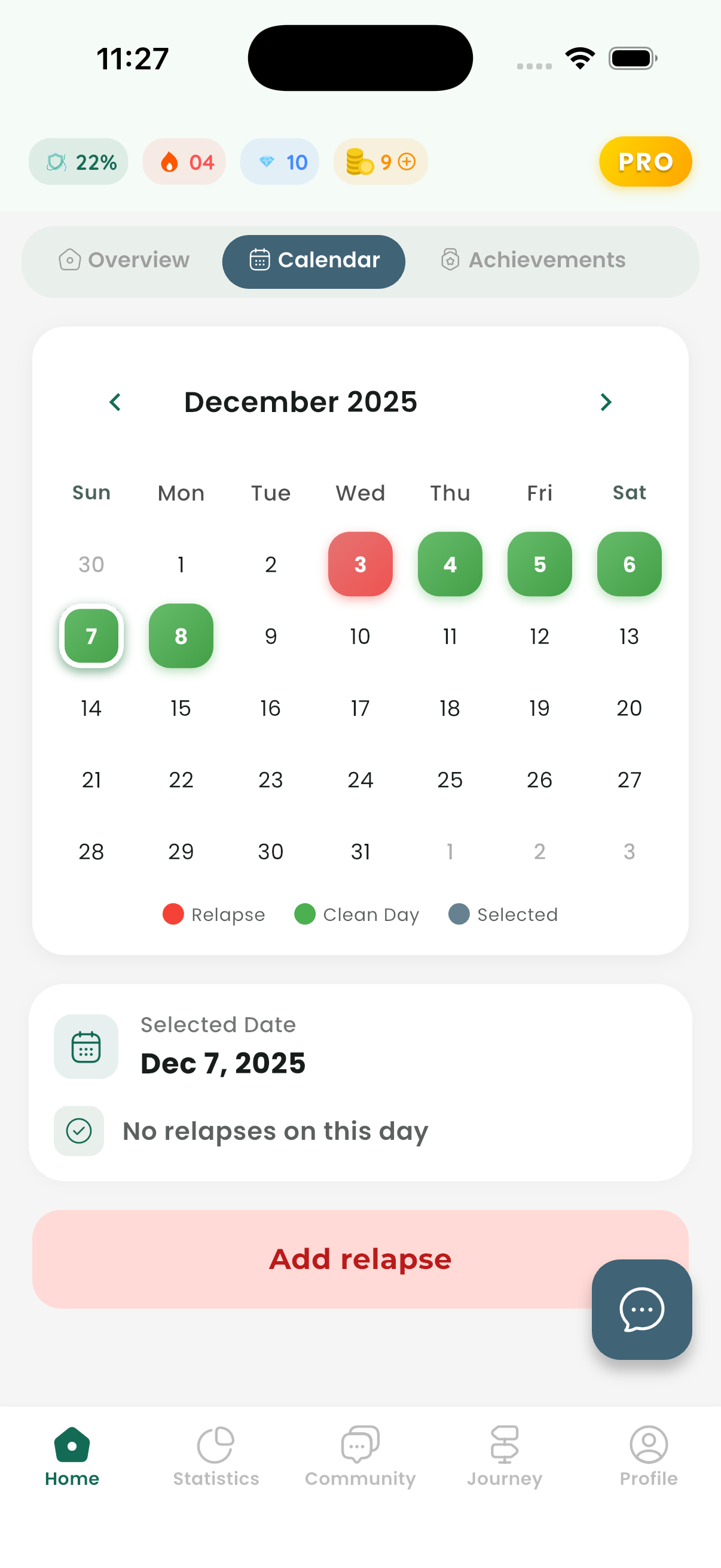 Progress Calendar